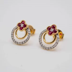 PENDIENTES VAN COA RUBI